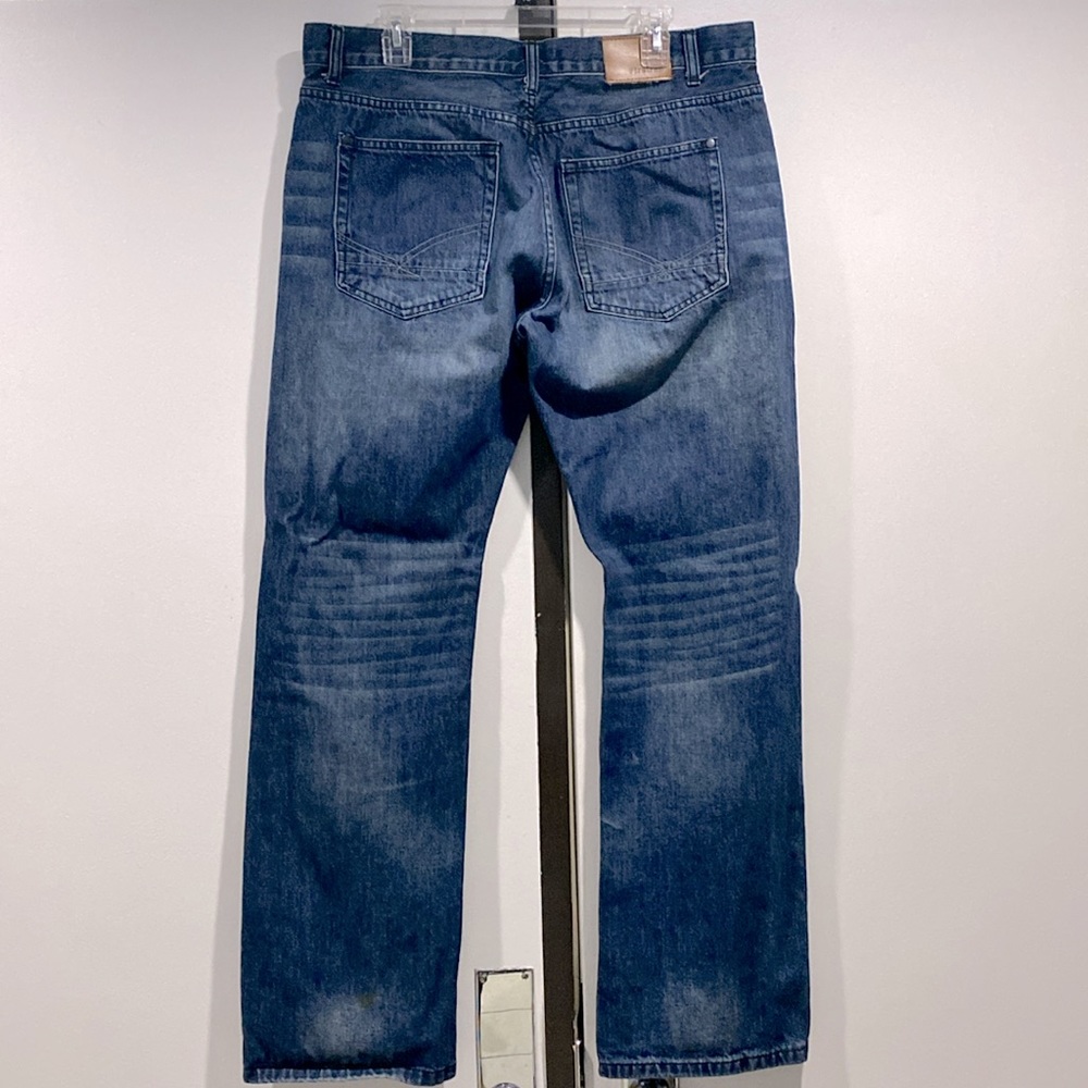 Firetrap Blue Washed Five Pockets Denim Cotton Jeans Men's Size 36 Long !!